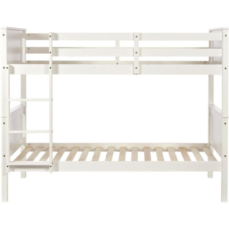 Paris Prix - Lit Mezzanine Enfant belk 90x190cm Blanc