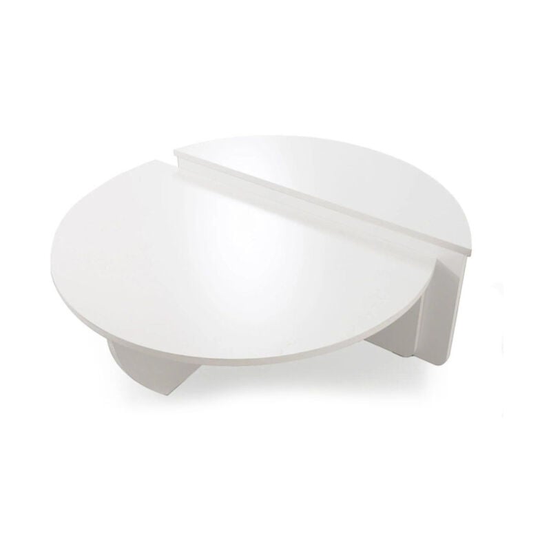 Paris Prix - Lot de 2 Tables Basses Design 'Armango' 90cm Blanc