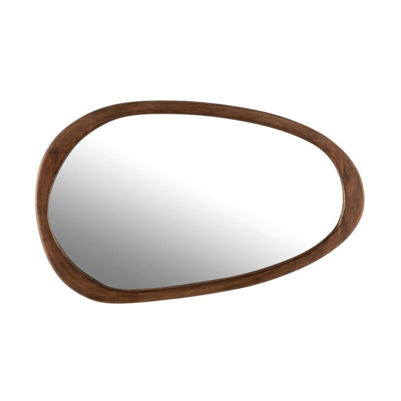 Paris Prix - Miroir Mural en Bois 'Irrégulier' 83cm Marron