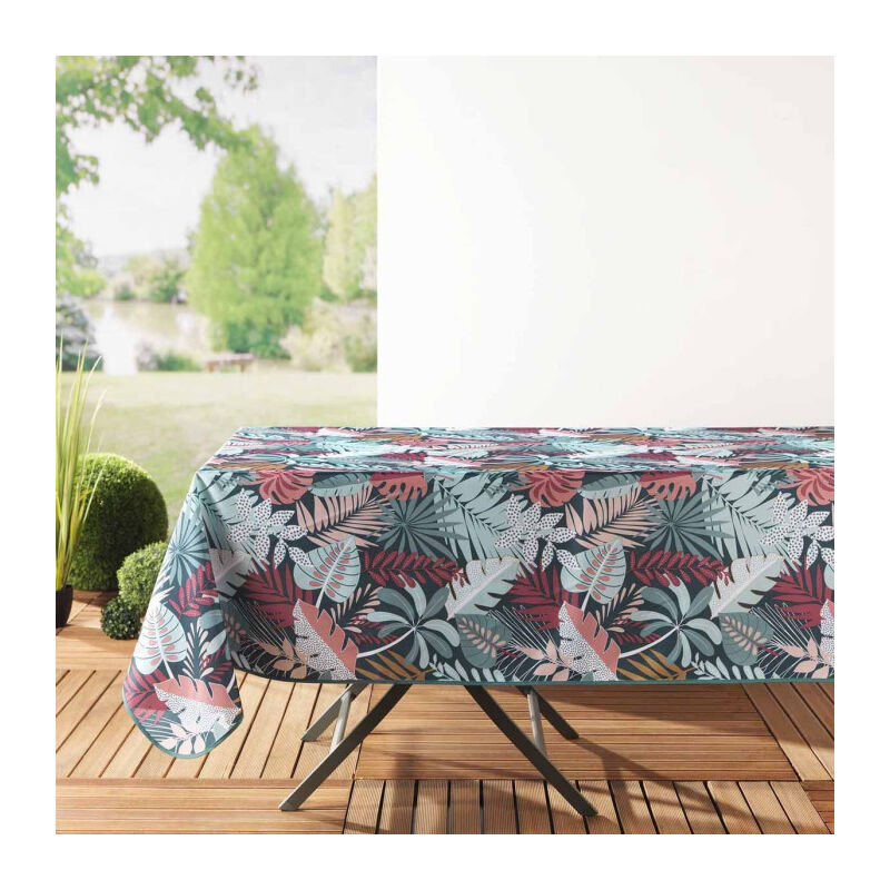 Nappe Antitache 'Jacala' 150x240cm Bleu Nappe Antitache 'Jacala' 150x240cm Bleu