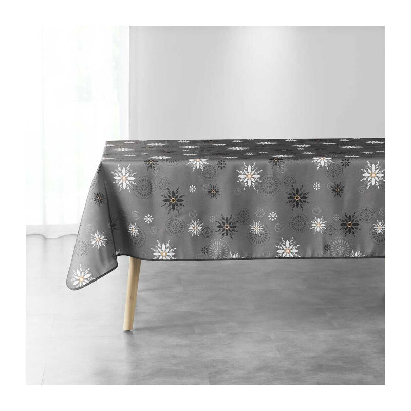 Nappe Imprimée 'Enchante' 150x300cm Anthracite Nappe Imprimée 'Enchante' 150x300cm Anthracite