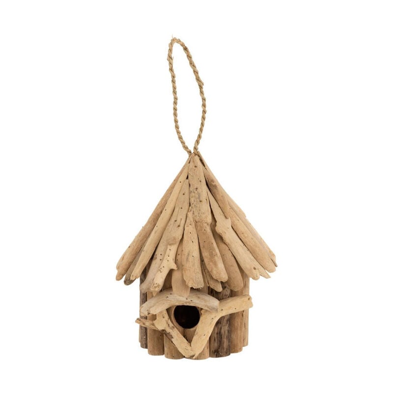 Nichoir pour Oiseaux 'Bois Flotté' 23cm Naturel