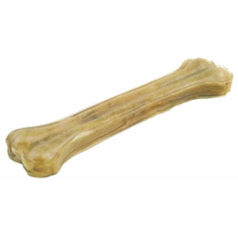 Paris Prix - Os à Mâcher Pour Chien peau De Vache 21cm Naturel
