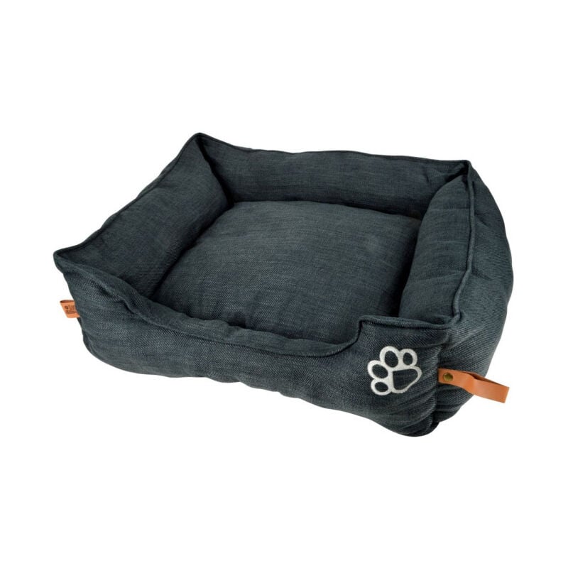 Panier Rectangle Chien & Chat 'City' 55cm Anthracite