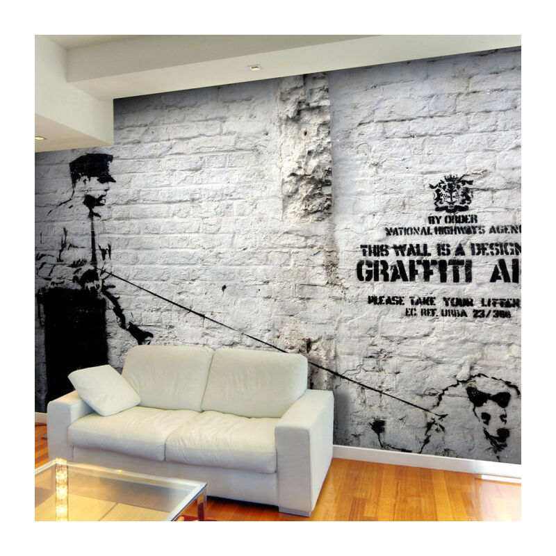 Papier Peint 'Banksy - Graffiti Area' 105 x 150 cm
