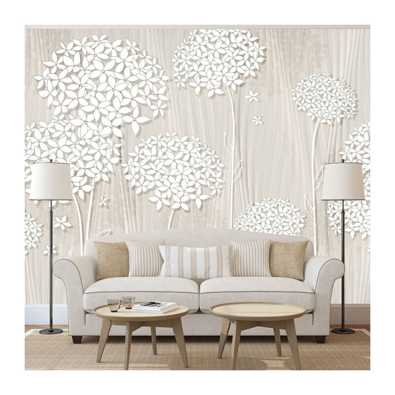 Papier Peint 'Creamy Daintiness' 70 x 100 cm