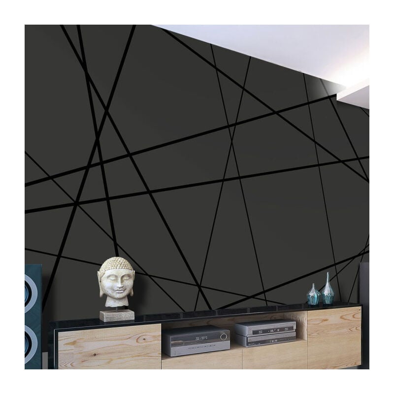 Papier Peint 'Dark Intersection' 70 x 100 cm