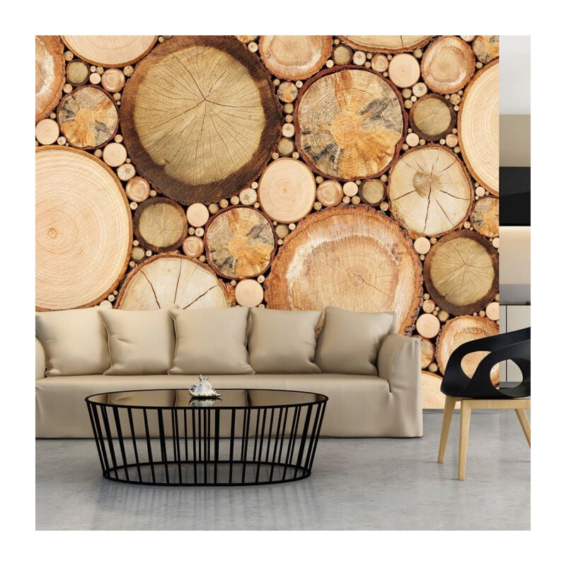 Papier Peint 'Grains de Bois' 70 x 100 cm