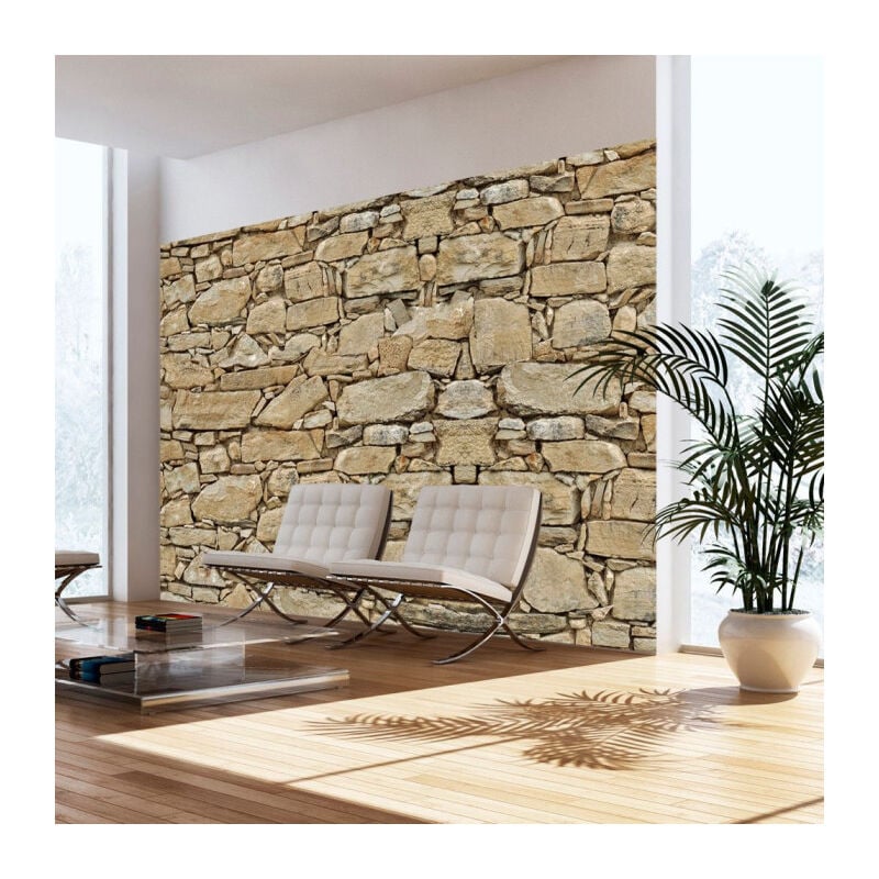 Papier Peint ii 'Stone Wall' 105 x 150 cm