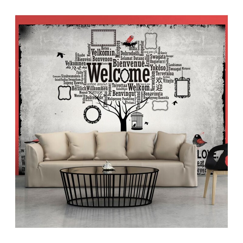 Papier Peint 'In This Home' 70 x 100 cm