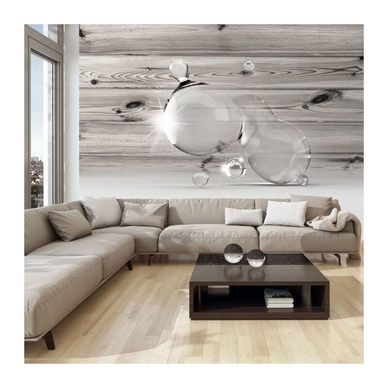 Papier Peint 'Light in Drops of Water' 70 x 100 cm