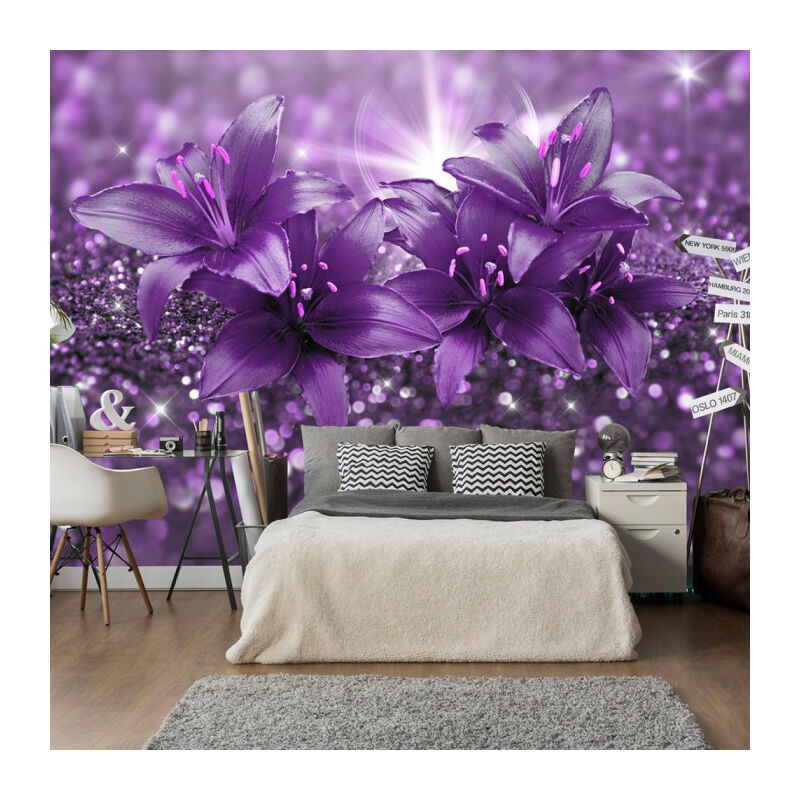 Papier Peint 'Masterpiece of Purple' 70 x 100 cm