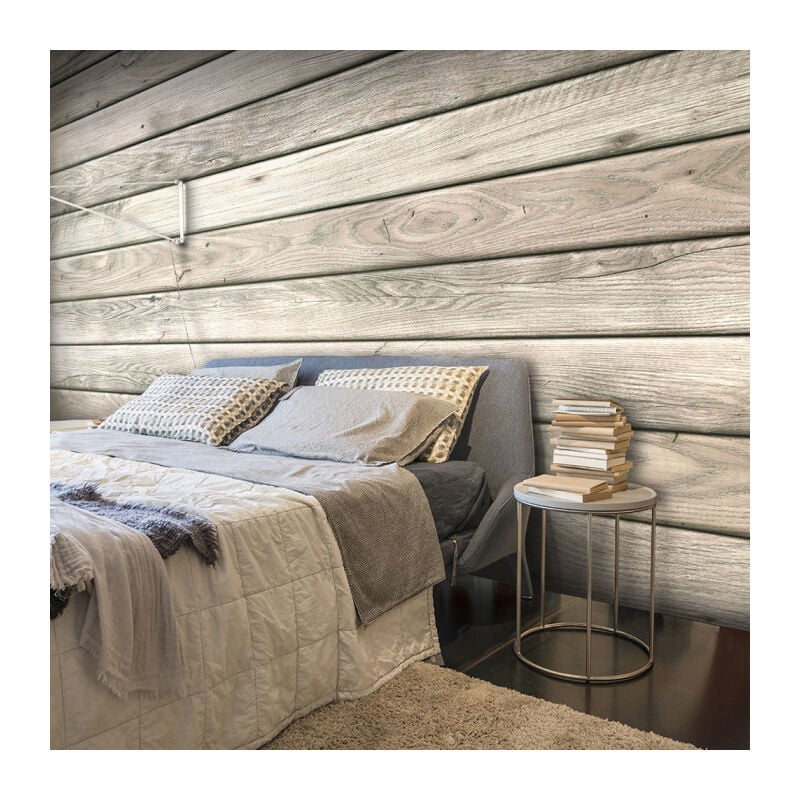 Paris Prix - Papier Peint 'Rustic Atmosphere' 280 x 400 cm