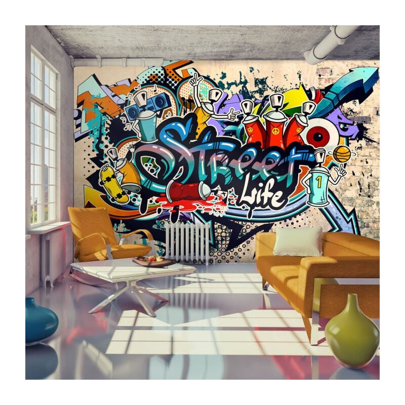 Papier Peint 'Street Life' 140 x 200 cm