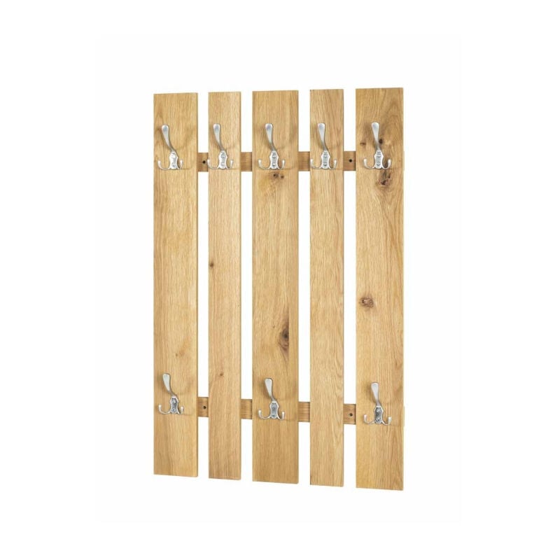 Patère Murale 8 Crochets 'Cassis' 100cm Naturel