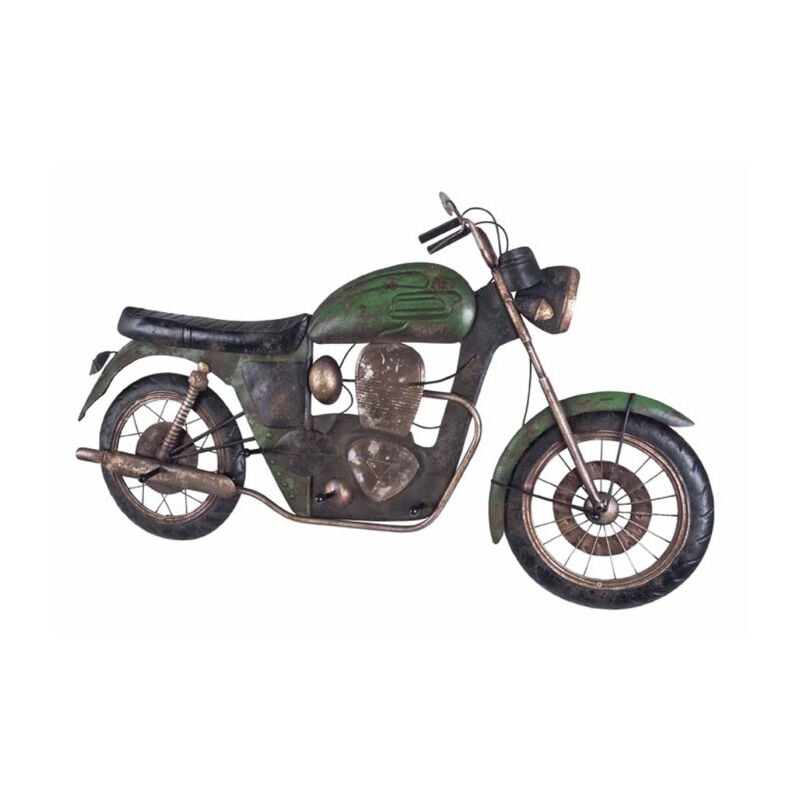Patère Murale Vintage 'Moto' 96cm Vert