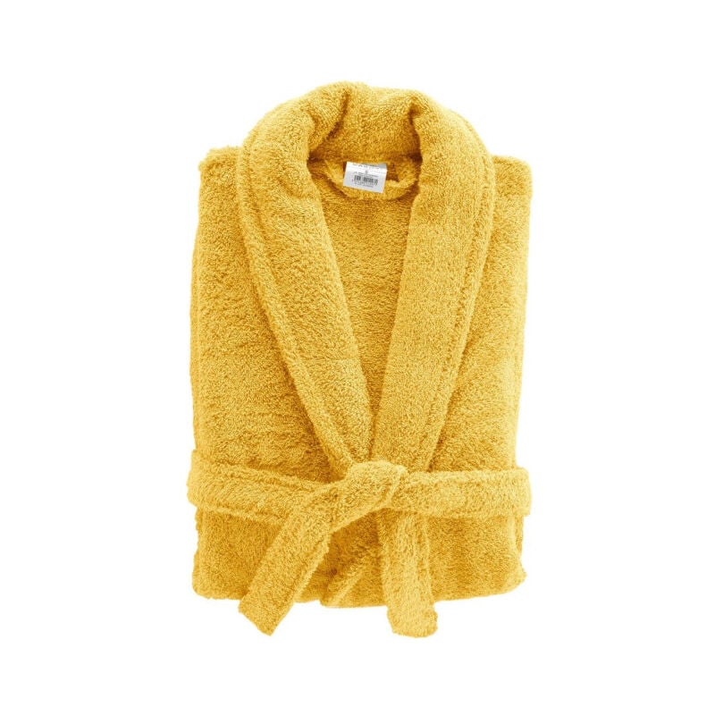 Peignoir Col Châle en Coton 'Tendresse' Mimosa