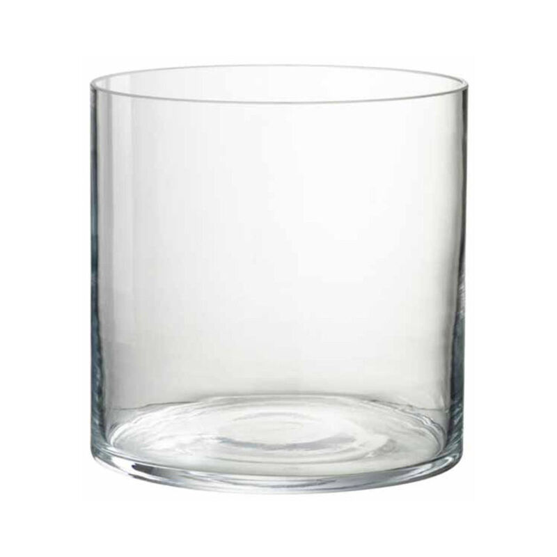 Paris Prix - Photophore en Verre 'Buoma' 21cm Transparent