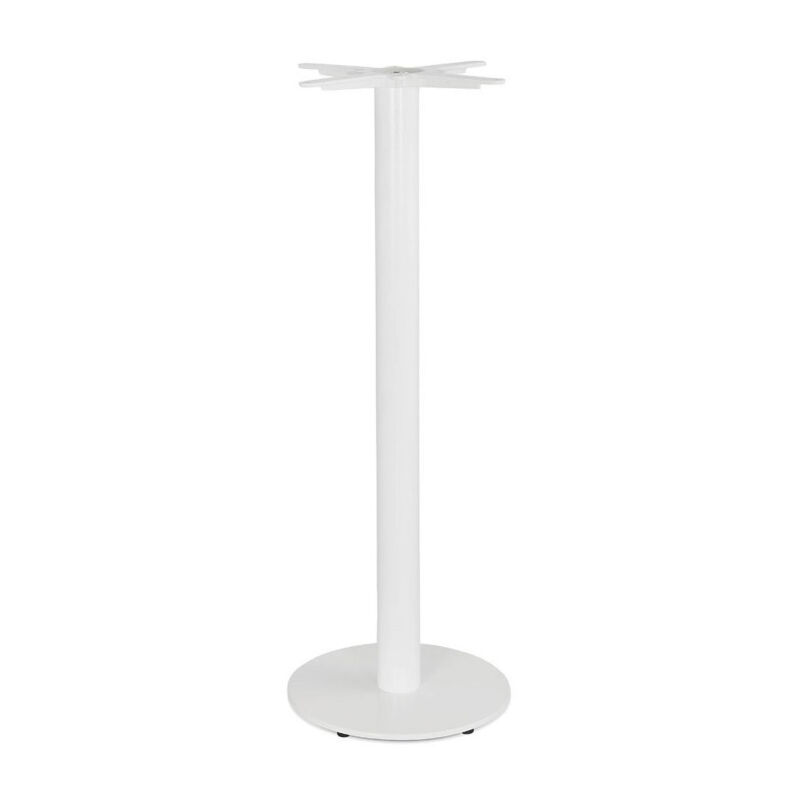 Paris Prix - Pied de Table Rond Design 'Kirst' 110cm Blanc