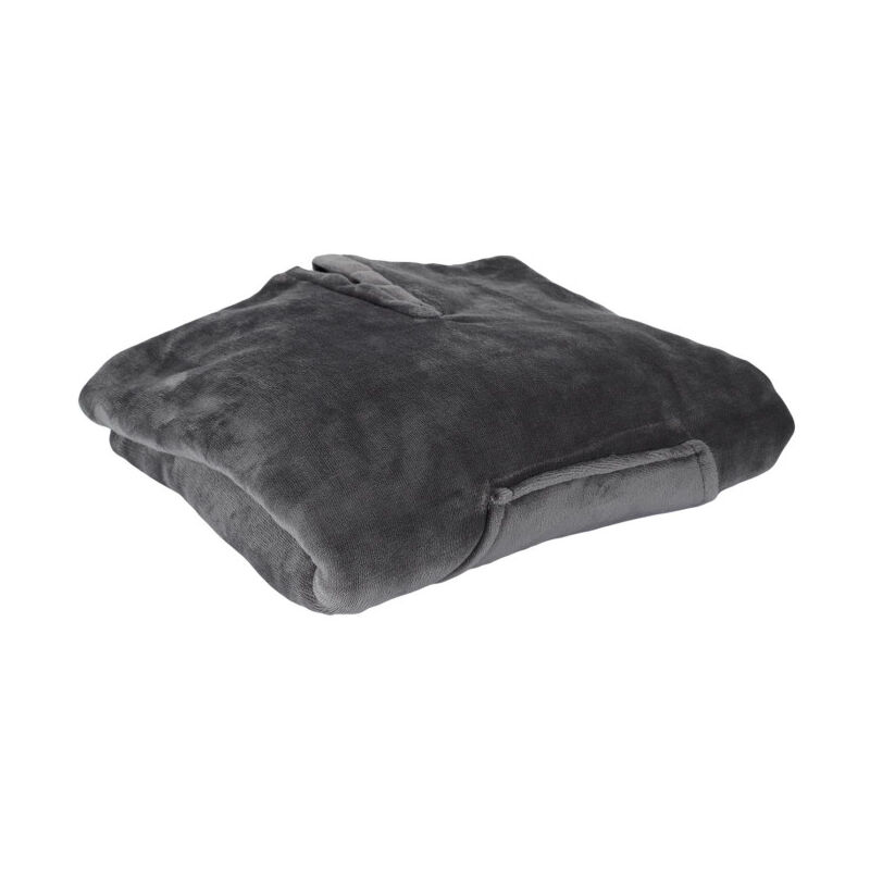 Plaid Déco 'Poncho' 130x170cm Gris Plaid Déco 'Poncho' 130x170cm Gris