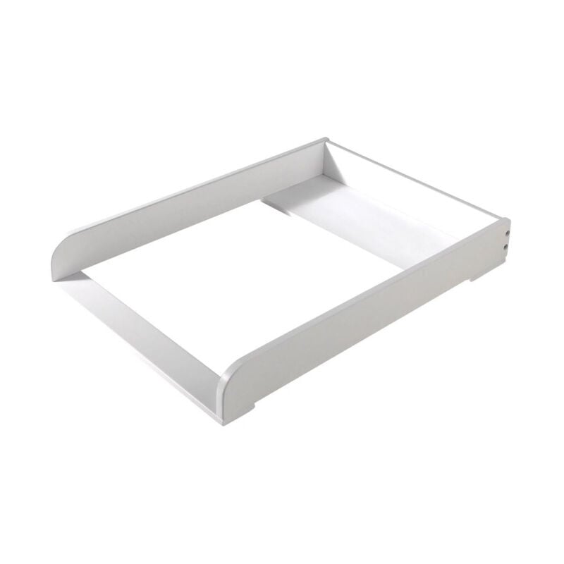 Paris Prix - Plan à Langer pour Commode 'Erik' 76cm Blanc