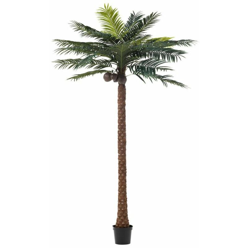 Paris Prix - Plante Artificielle palmier 4 Noix De Coco 350cm Vert