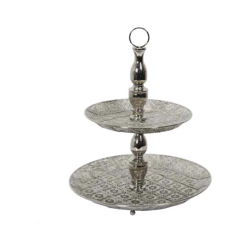 Paris Prix - Plateau de Présentation 'Mirage' 49cm Argent