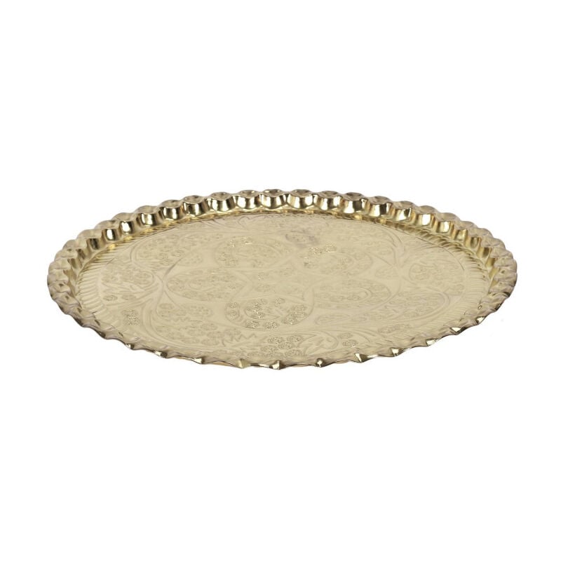 Plateau de Service 'Déco' 47cm Or