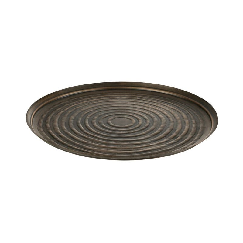 Plateau de Service en Métal 'Antika' 60cm Bronze