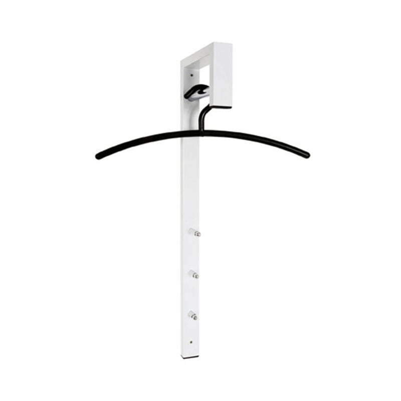 Portant à Vêtements Mural 'Cylia' 70cm Blanc