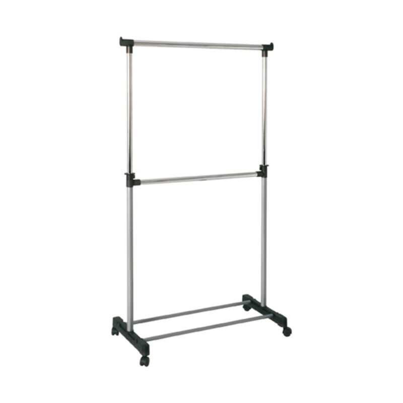 Portant à Vêtements 'Penderie' 210cm Argent