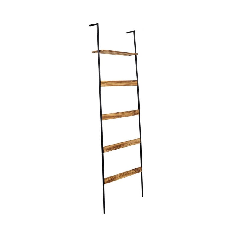 Paris Prix - Porte-Serviettes 'Échelle' 176cm Naturel