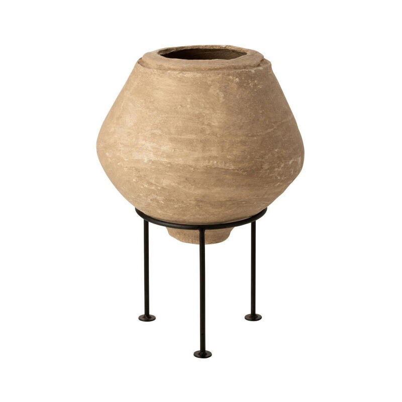 Pot Déco sur Pied "Chad" 50cm Naturel