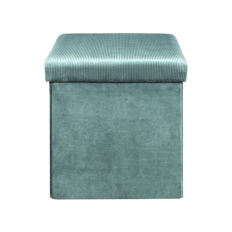 Pouf & Coffre de Rangement 'Giulia' 38cm Bleu