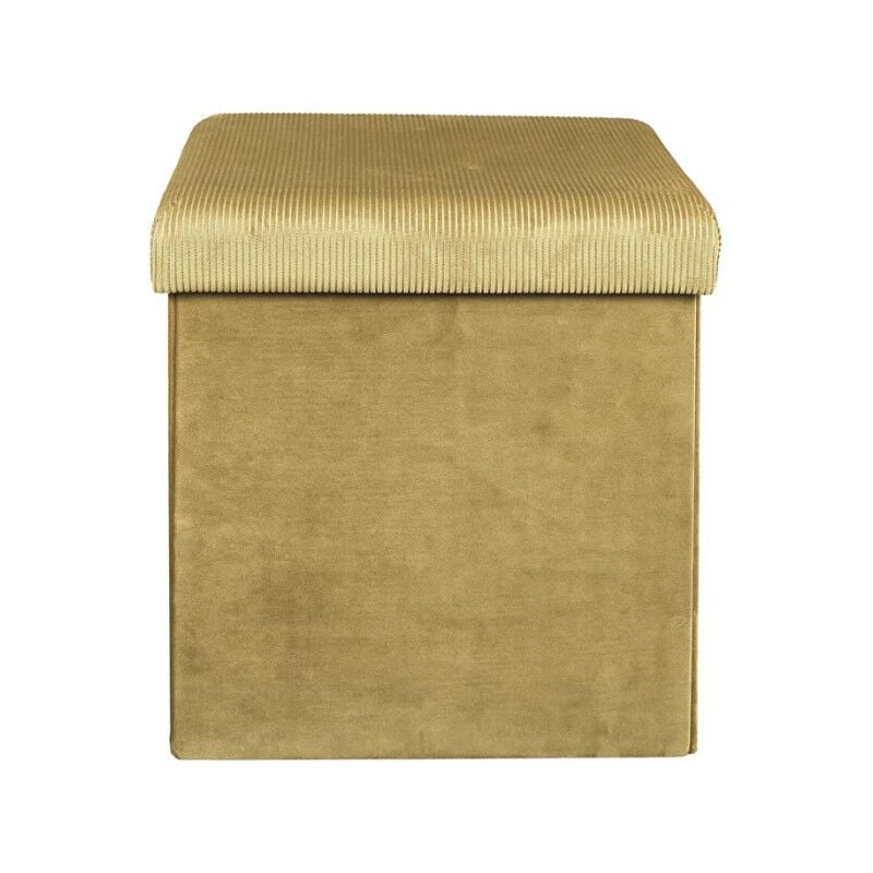 Pouf & Coffre de Rangement 'Giulia' 38cm Jaune