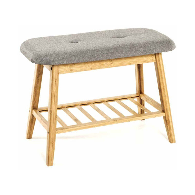 Range-Chaussures & Banc 'Emma' 60cm Gris