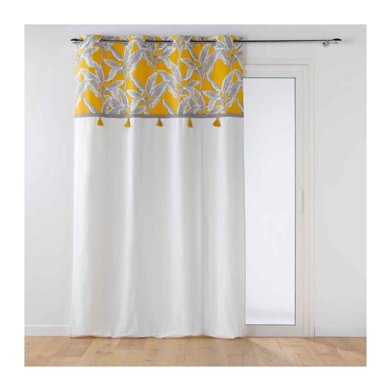 Rideau à Œillets 'Isibelle' 140x240cm Jaune