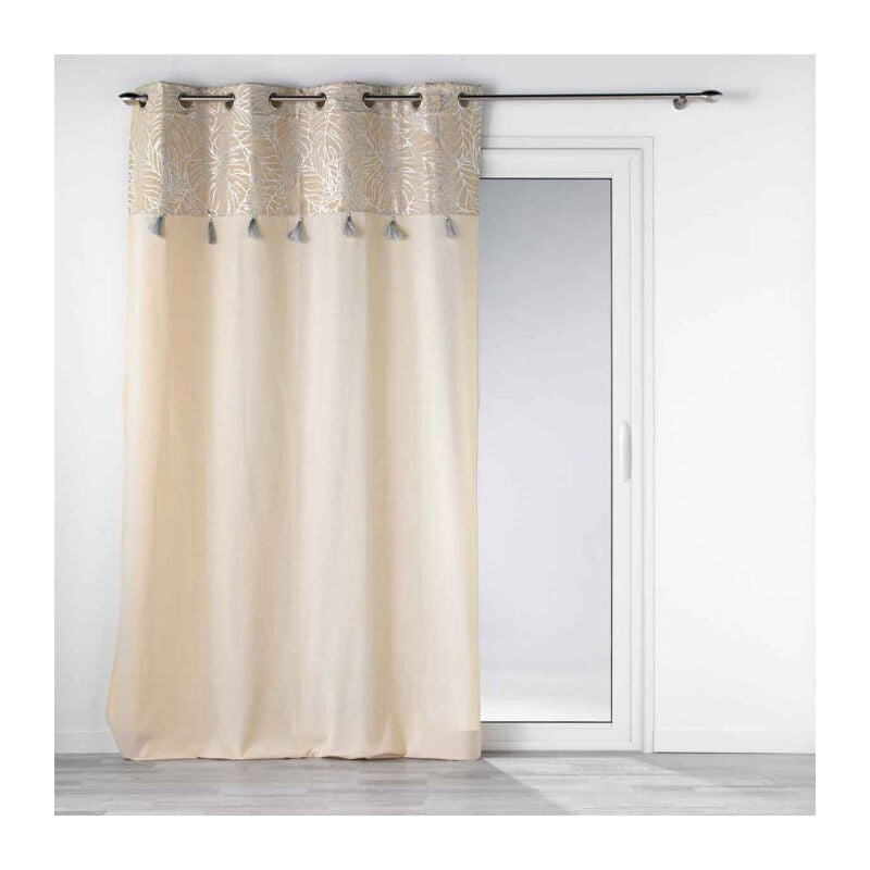 Rideau à Œillets 'Solea' 140x240cm Argent