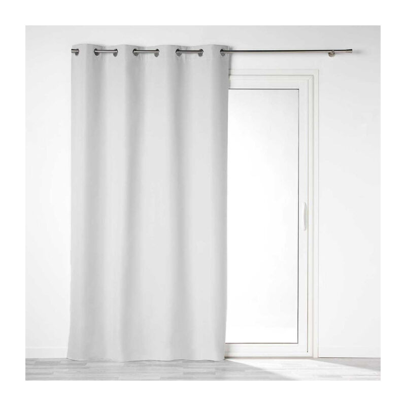 Rideau Occultant 'Obscure' 140x260cm Gris Perle