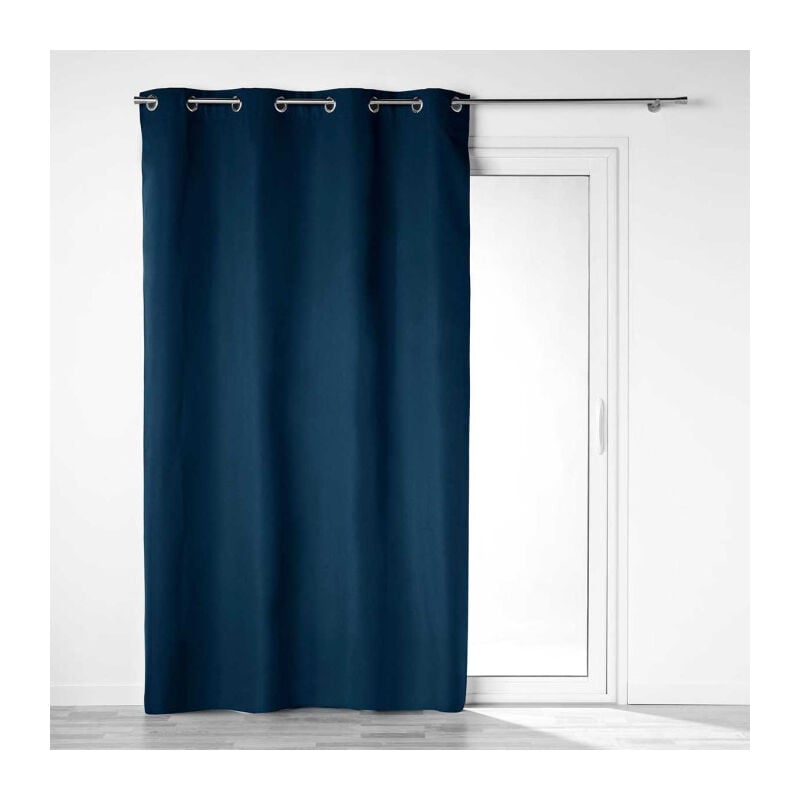 Rideau Occultant "Obscure" 140x260cm Bleu Marine