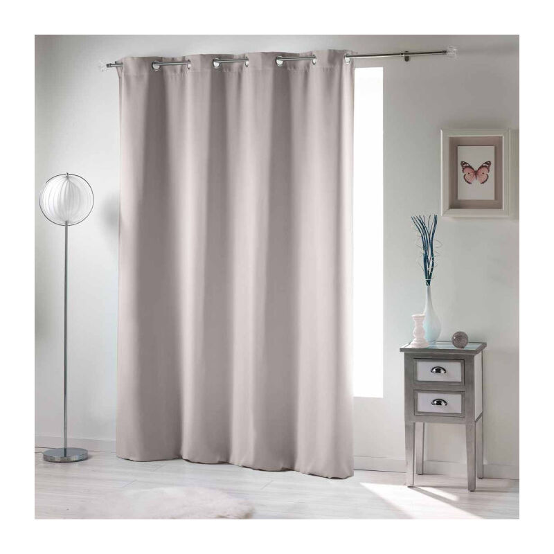 Rideau Occultant 'Occult' 135x280cm Ivoire