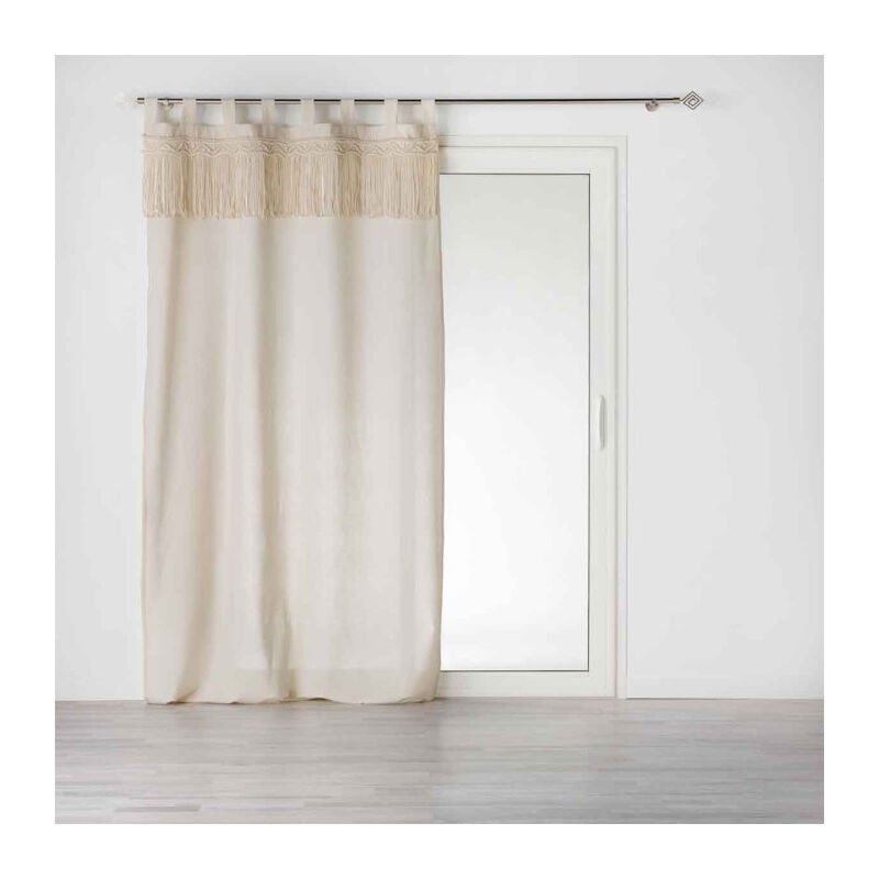Rideau à Passants 'Samaya' 140x240cm Naturel