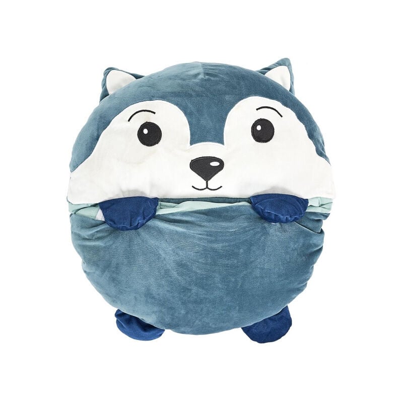 Sac de Couchage Convertible 'Loup' 50x130cm Bleu