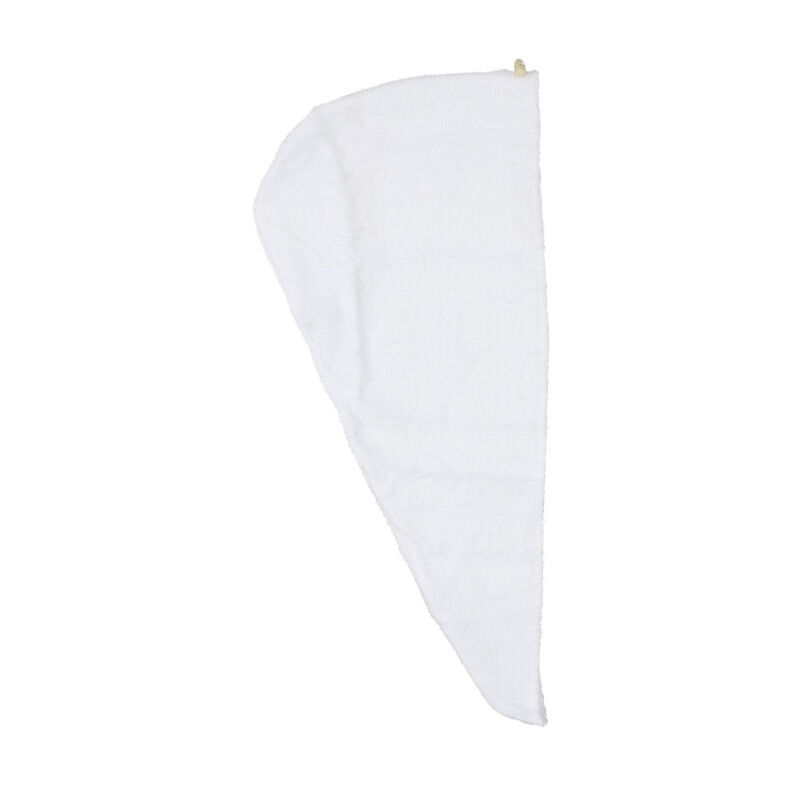 Serviette pour Cheveux 'Bambou' 22x52cm Blanc