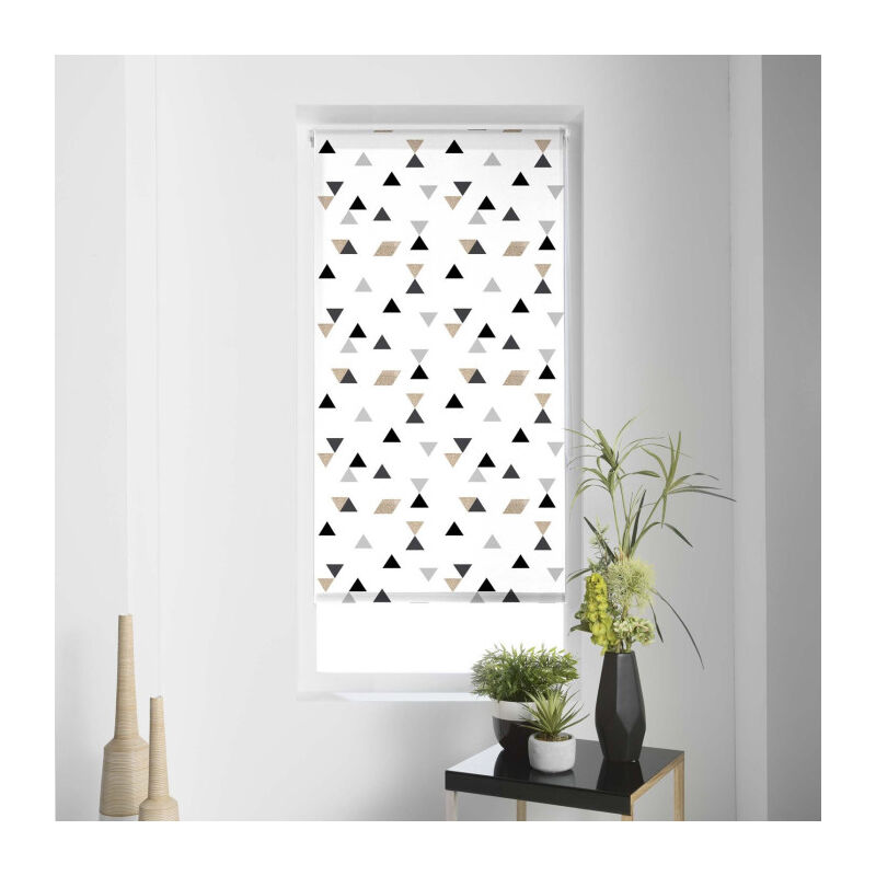 Paris Prix - Store Enrouleur Tamisant 'Butine' 90x180cm Multicolore