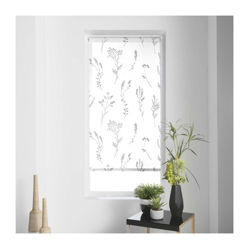 Paris Prix - Store Enrouleur Tamisant 'Forelista' 90x180cm Blanc