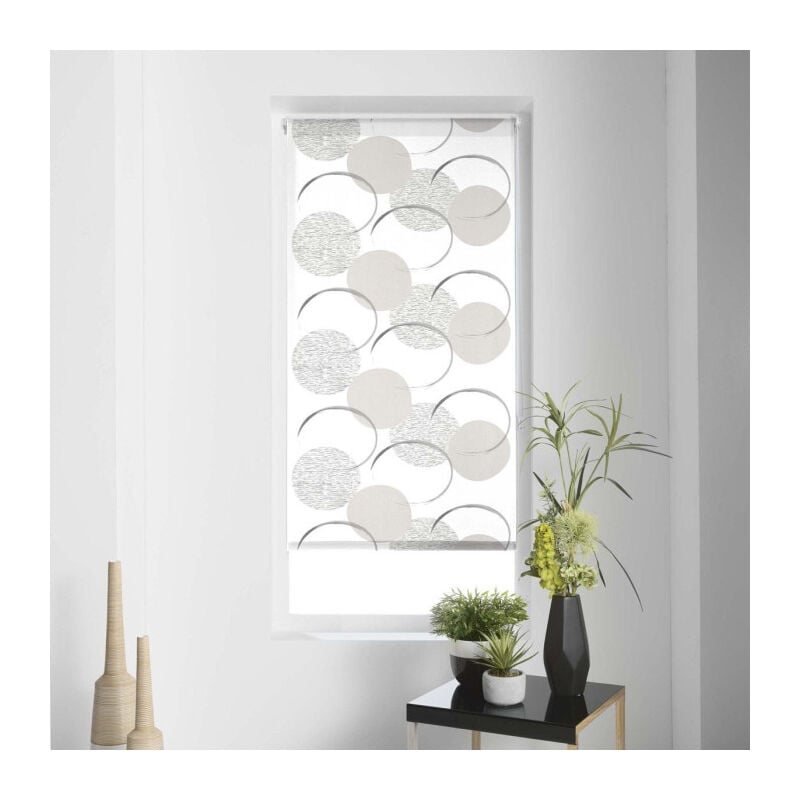 Paris Prix - Store Enrouleur Tamisant 'Redondo' 120x180cm Blanc