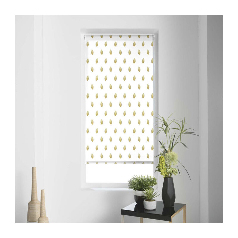 Paris Prix - Store Enrouleur Tamisant 'Verdura' 90x180cm Blanc