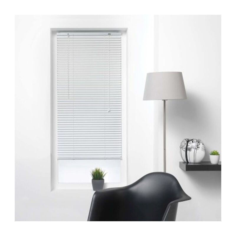 Paris Prix - Store à Lamelles 'Vénitien' 90x180cm Blanc