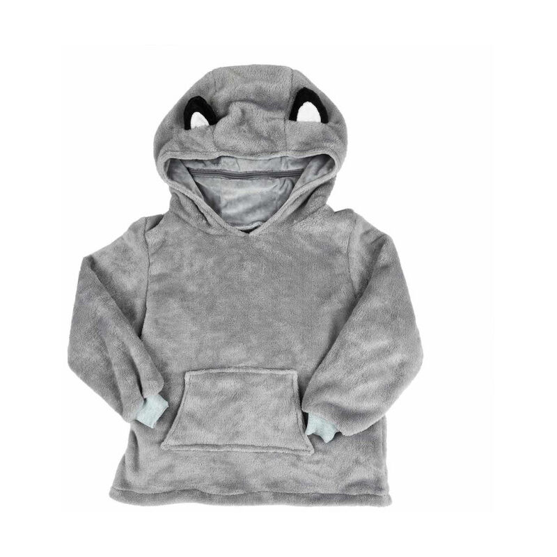 Sweat Pochon Peluche "Enfant" 66cm Gris Sweat Pochon Peluche "Enfant" 66cm Gris